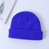 Winter Warm Unisex Soft Knitted Beanie Hat Solid Color Street Outdoor Sport Cap
