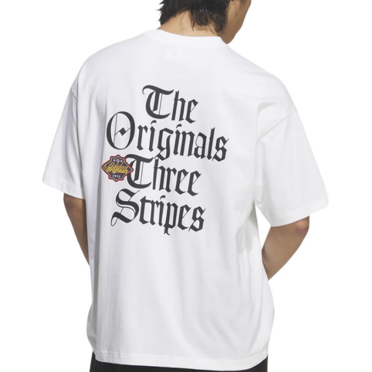 adidas Originals Breathable Comfortable Versatile Pullover Short Sleeve T-Shirt Men Tops KT-3041