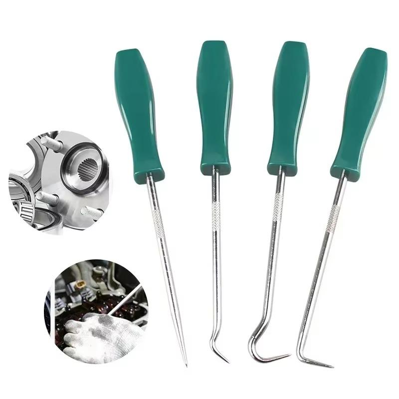 1/4PCS New 165mm Car Auto Vehicle Oil Seal Screwdrivers Set O-Ring Seal Gasket Puller Remover Pick Hooks Repair Tools for Car