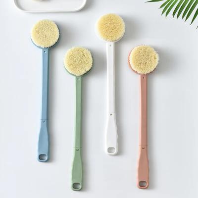 Koupelová kartáč na záda tělo koupelová sprchová houba drhnutí kartáče s rukojetí exfoliační drhnutí masáž pokožky exfoliace koupelnový kartáč