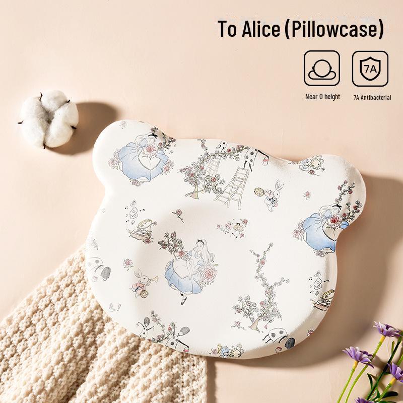 Memory Foam Baby Head Shaping Pillow for Newborns (0-12 Months) - All-Season Use
