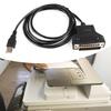 USB to DB25 25Pin Serial Printer Cable RS232 Cord for Data Transfer Supports Multiple Operating Systems 180cm Length