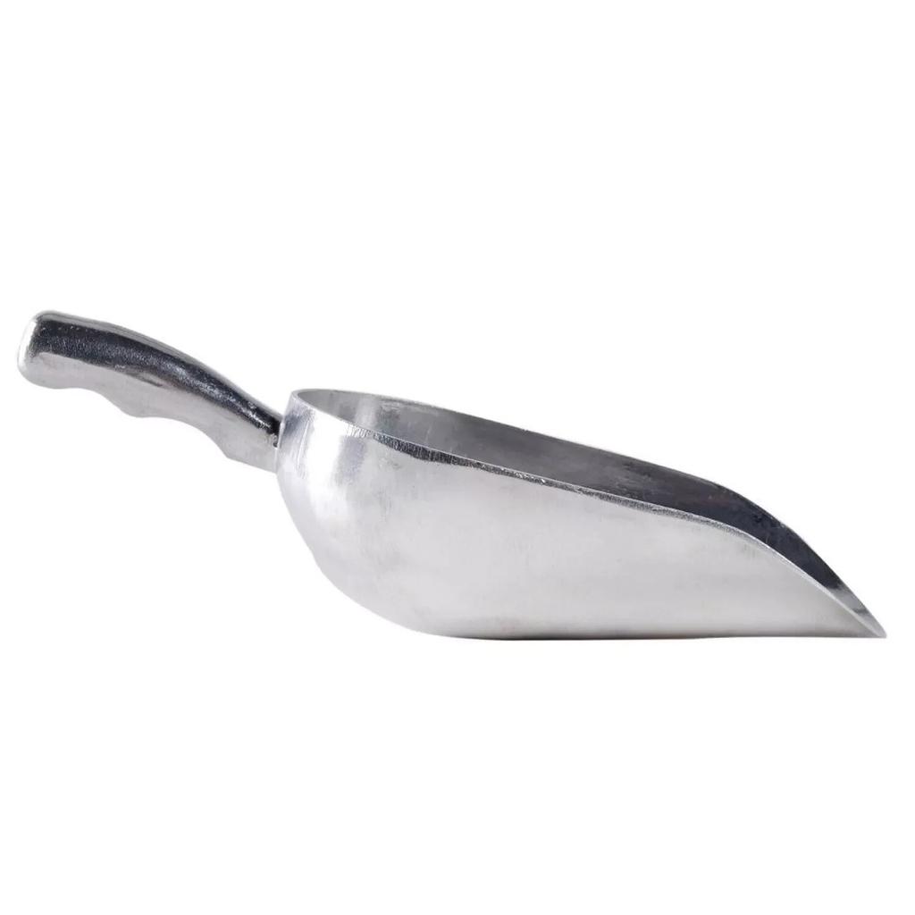 24 oz Aluminum Scoop with Contoured Handle, Small Utility Scoop