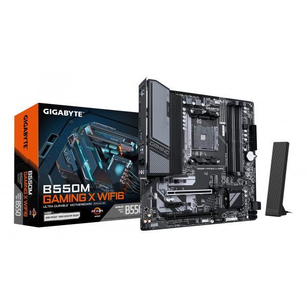 Gigabyte B550M GAMING X WIFI6 motherboard AM4 Black