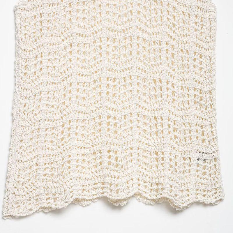Jnleaog Autumn New Women's Clothing Fashion Style Stylish Jacquard Mesh Knitting Tops 6771060