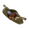 Coach Ella 36 Brand Logo Zipper Closure Cowhide Crossbody Shoulder Bag Large Women's Olive Green