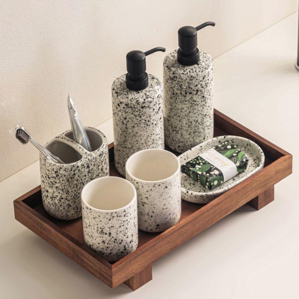 Rechteckige Gongfu Teeschale Massivholz Schmuckaufbewahrungstablett Japanischer Stil Holztablett Teetisch