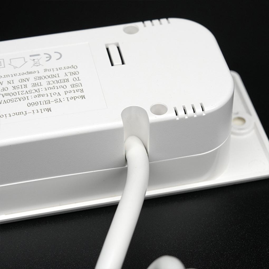 European Charging Socket European Standard Concealed Strip, Plugged European Style with Sockets 2 Ports, 4000W,