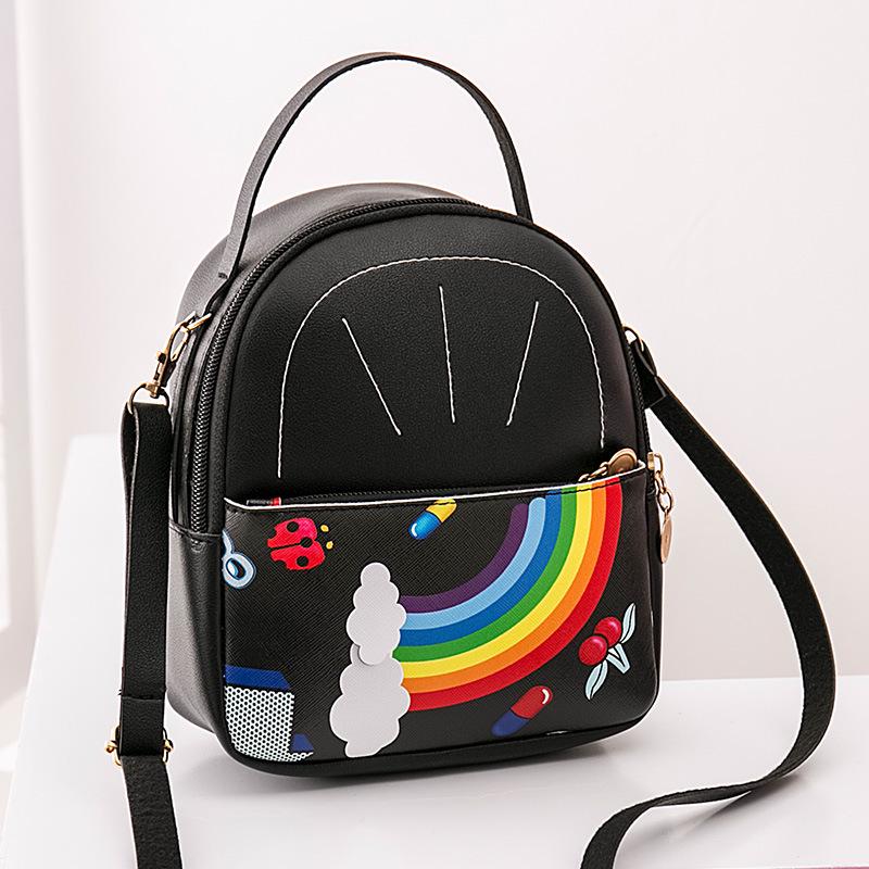 small rainbow backpack