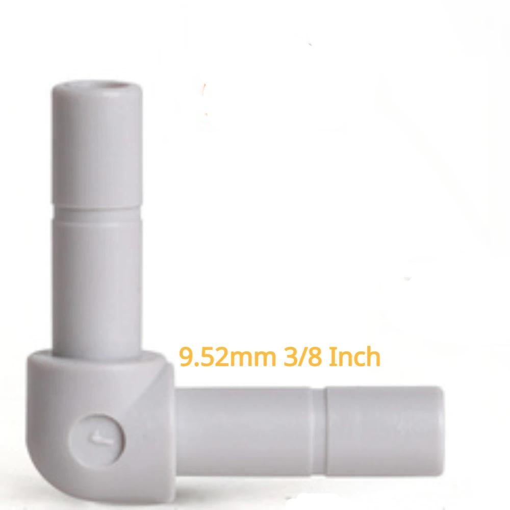 1/4" 3/8" Tube Plug BSP Straight Elbow Tee Quick Fitting Connector For Aquarium RO Water Filter Reverse Osmosis System