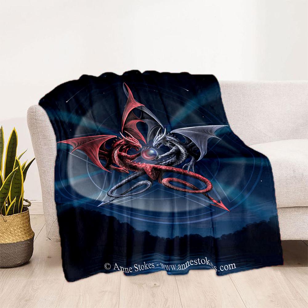 Gothic Style Blanket Ultra-Soft Perfect for Bedding Livingroom Chair for All Seasons Playful Design Birthday Christmas Gift Blanket