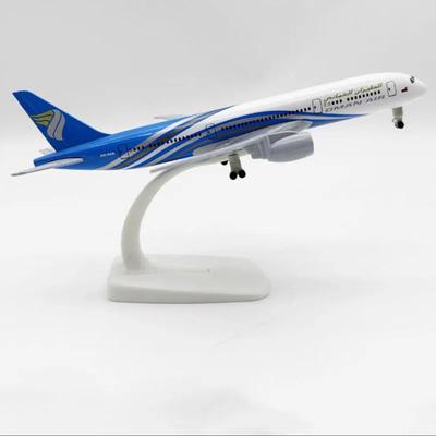 20cm Flugzeugmodell 787 Oman Diecast Flugzeug Legierung Airlines Flugzeugmodell Mit Rädern Souvenir Hobby Sammlung Maßstabsgetreues Flugzeug