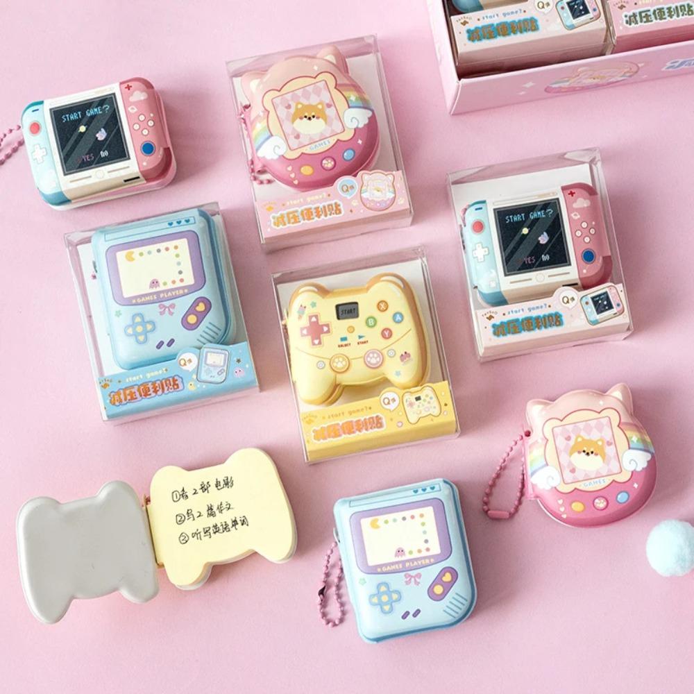 Special-shaped Cute Pocket Sticky Notes Cartoon Soft Silicone Cover Memo Pad  Student Pendant