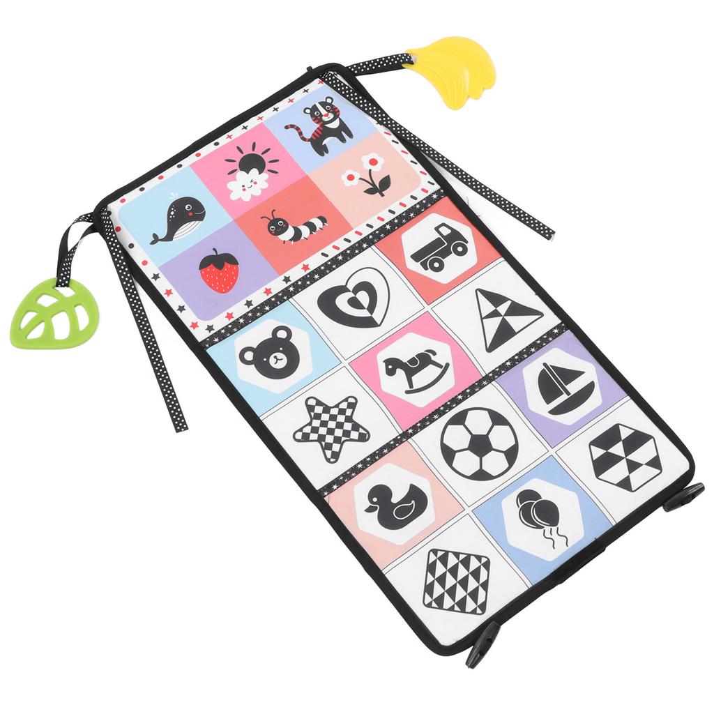 Spiegel Stoffbuch Spielzeug Starker Farbkontrast Knisterstoffbuch Spielzeug Frühes Lernspielzeug