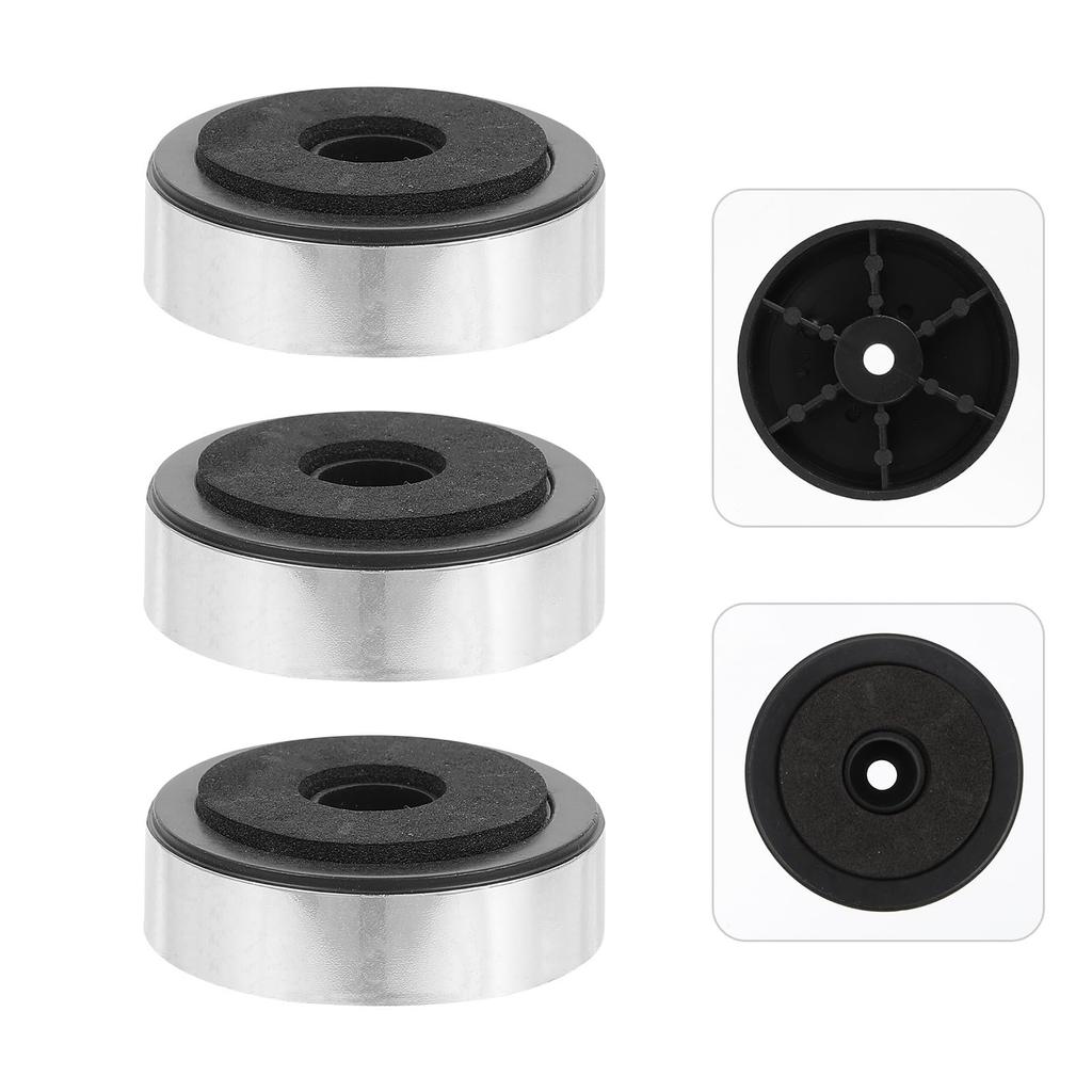 Ciieeo Amplifier Foot Speaker Vibration Damping Vibration Silver for Audio Equipment and Computer Chassis Pads, 12-Piece Set, Insulators, Stands,