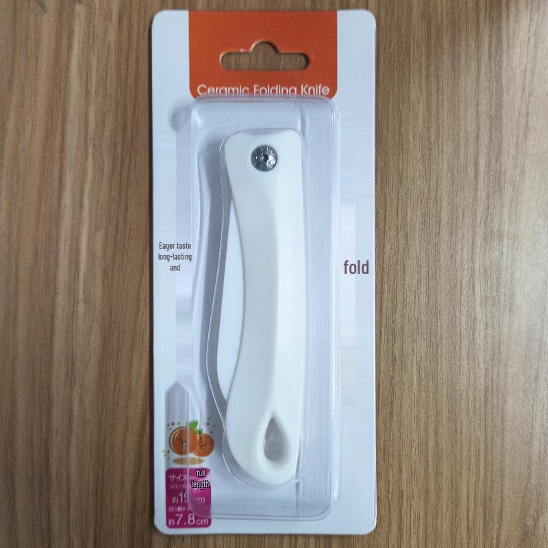 KOMEKI Ceramic Fruit and Melon Knife - Portable and Creative Kitchen Peeler