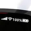 WiFi Signal Strength Car Sticker Universal Car Sticker Battery Indicator Decals Upgrades for  & Loving Drivers