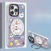 Cute Puppy Stand Suitable for Apple 16 Fulcrum Mobile Phone Case Xiaomi 15pro Cartoon Oppo Anti-fall 13 Huawei