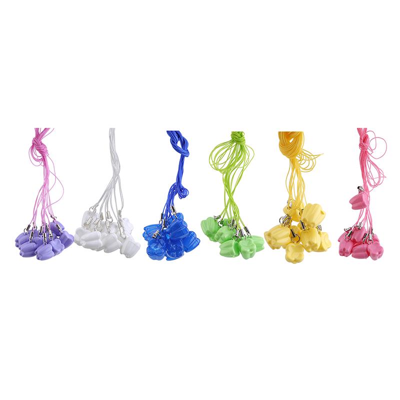 5/10ks Roztomilá krabička na dětské zoubky s náhrdelníkem Roztomilý organizér na mléčné zuby Držák na vzpomínky na mléčné zuby