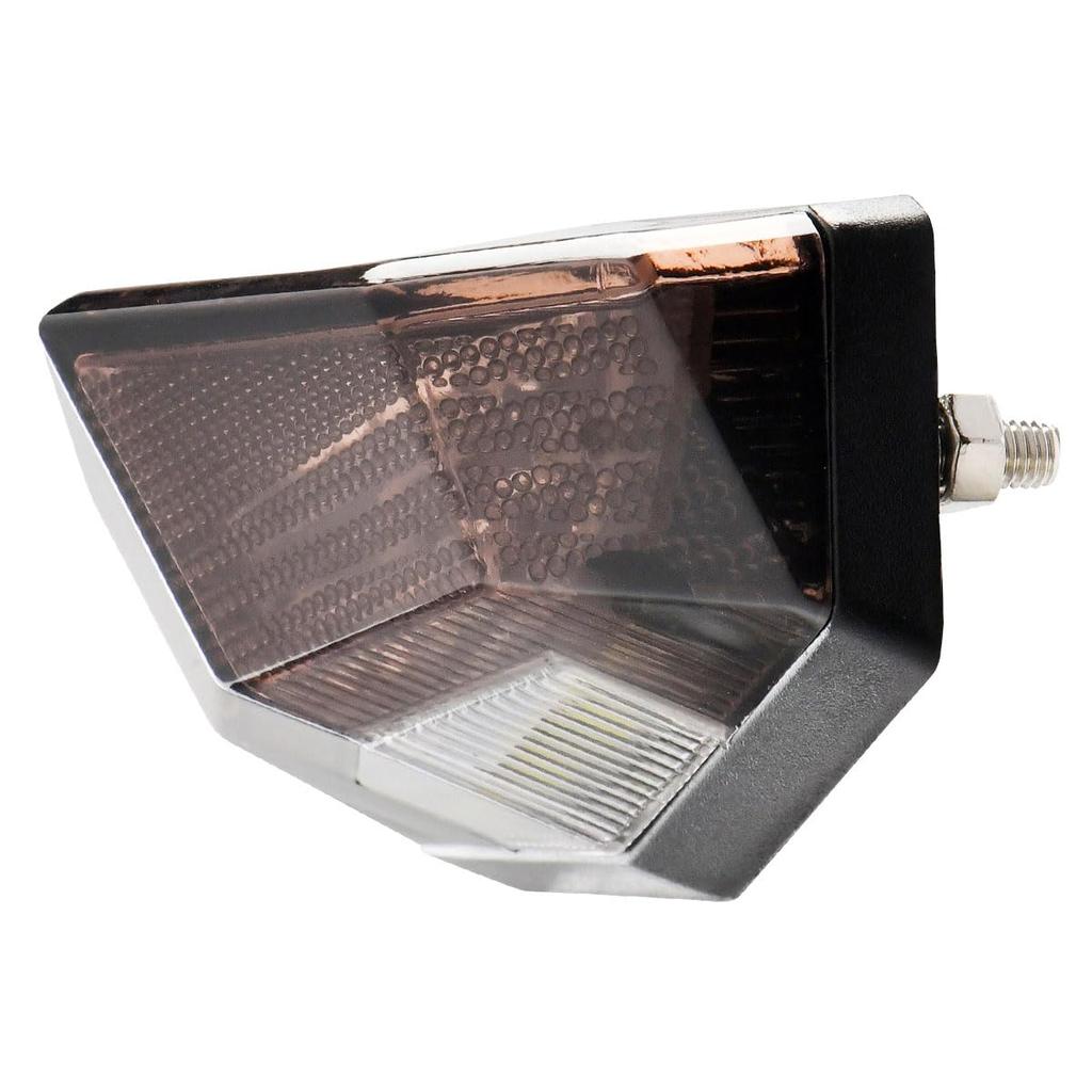 DRC Motread Edge Tail Light with Smoke LED Tail Light with License Plate High Long Energy Dirtfreak F5872 Part Lens, Light, Brightness, Life, Saving,