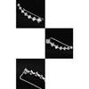 Seven Star Diamond Stud Earrings for Women – Sterling Silver Simulated Diamond, Star Shape, Birthday/Anniversary Gift