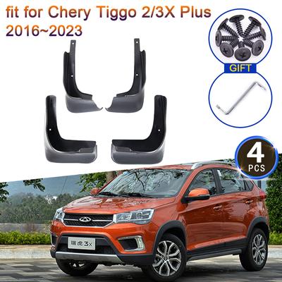 Mud Flaps For Chery Tiggo 2 3X Plus 2016 2017 2018      Mudguards Accessories Splash Guards SUV Fender Rear