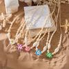 Summer Style Soft Clay Shell & Flower Necklace for Women - Japanese Korean Fashion
