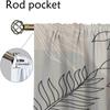 Concise Style Plants Blackout Curtain for Room 2 Panel Modern Living Room Curtains Tulle for Bedroom Shades Partition Kitchen