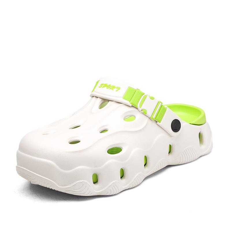 Men's 2025 New Summer Thickened Soft Soled Sandals for Both Men and Women, Outdoor Beach Shoes, Casual Slippers