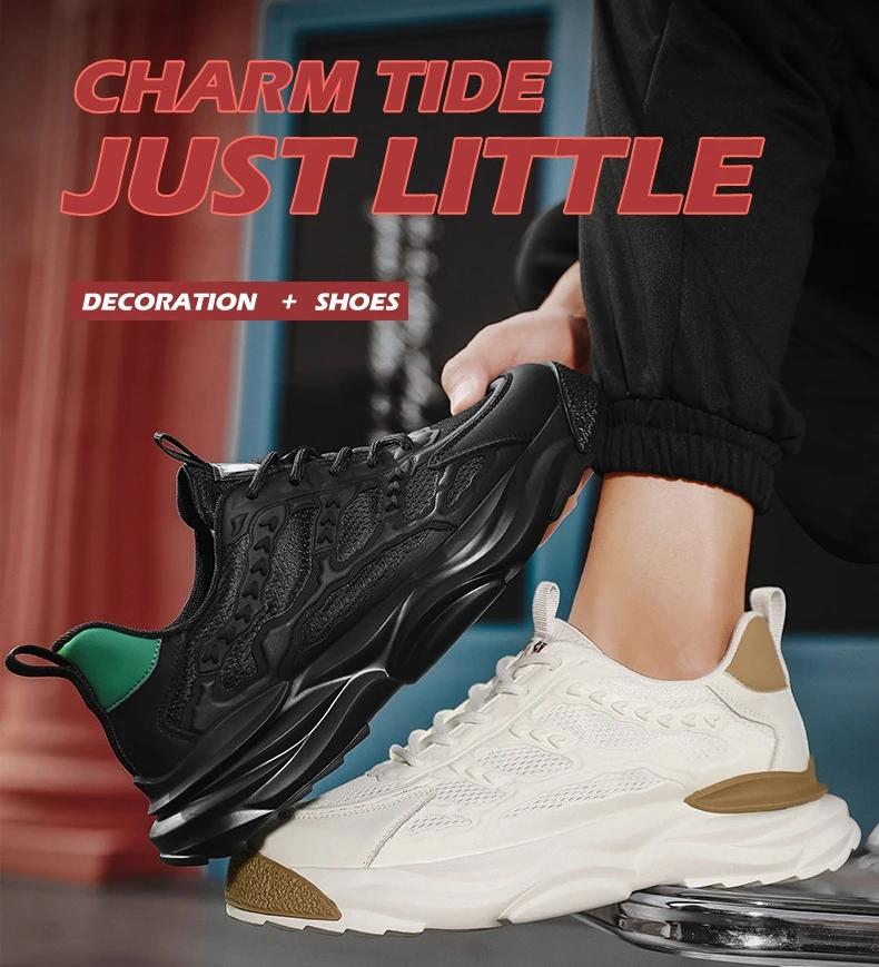 Fashion Custom New Breathable Men Daddy Casual Chunky Platform Shoes Lace-up Sneakers