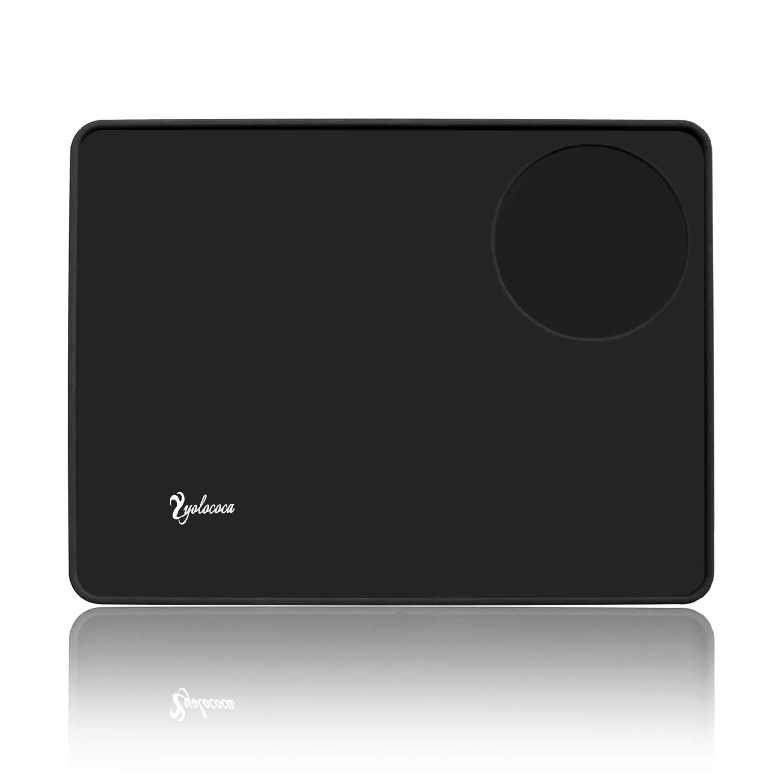 

Yolococa Tamping Mat Silicone Rubber Food Grade for Coffee Espresso чорний