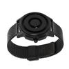 Reloj Flotante de Cuentas Magnéticas Correa de Acero Inoxidable Resistente al Agua 30 Metros Diseño de Agujas Único Reloj de Cuarzo Unisex Negro