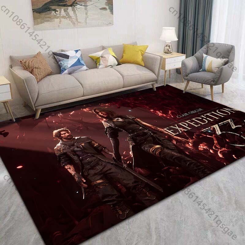 

Multi-Size Clair Obscur E-Expedition Pattern Carpet for Living Room Bedroom Sofa Home Decor Non-slip Floor Mat Large Size 40x60cm