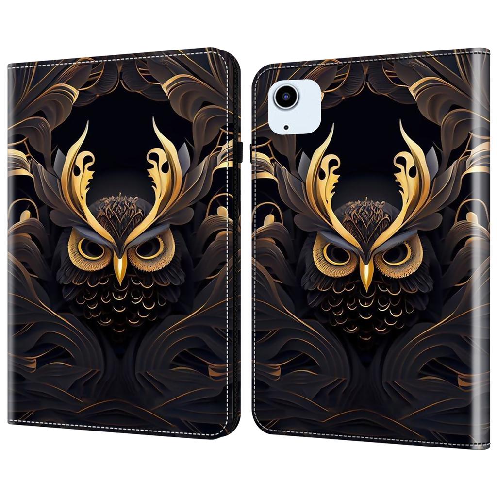For iPad Air 11 (2025)/(2024)/Air (2020)/(2022) Leather Case Shockproof Tablet Cover with Stand,Pattern Print