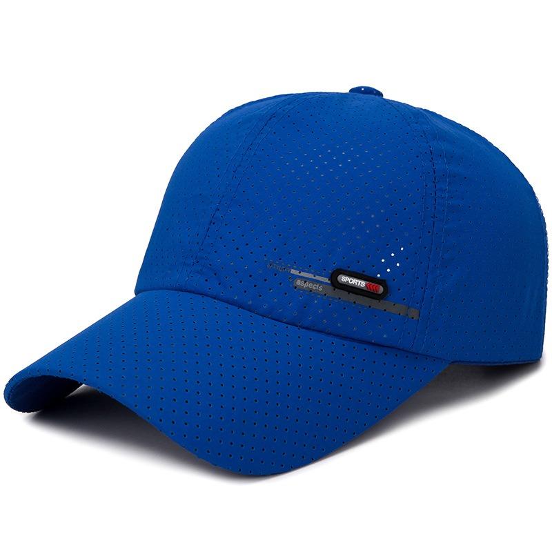 Breathable Perforated Quick-drying Cap Men's Fishing Sun Protection Baseball Cap Cycling Travel Sports Cap