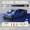 1:32 Ford F150 Raptor Off Road Pickup Truck Alloy Metal Diecast Model Car Home Trendy & Desktop Display Ornaments Birthday Gifts