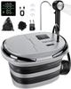 Portable Electric Shower Tipkook 20L Foldable Bucket Type USB Rechargeable 5 Speed Settings Digital Screen