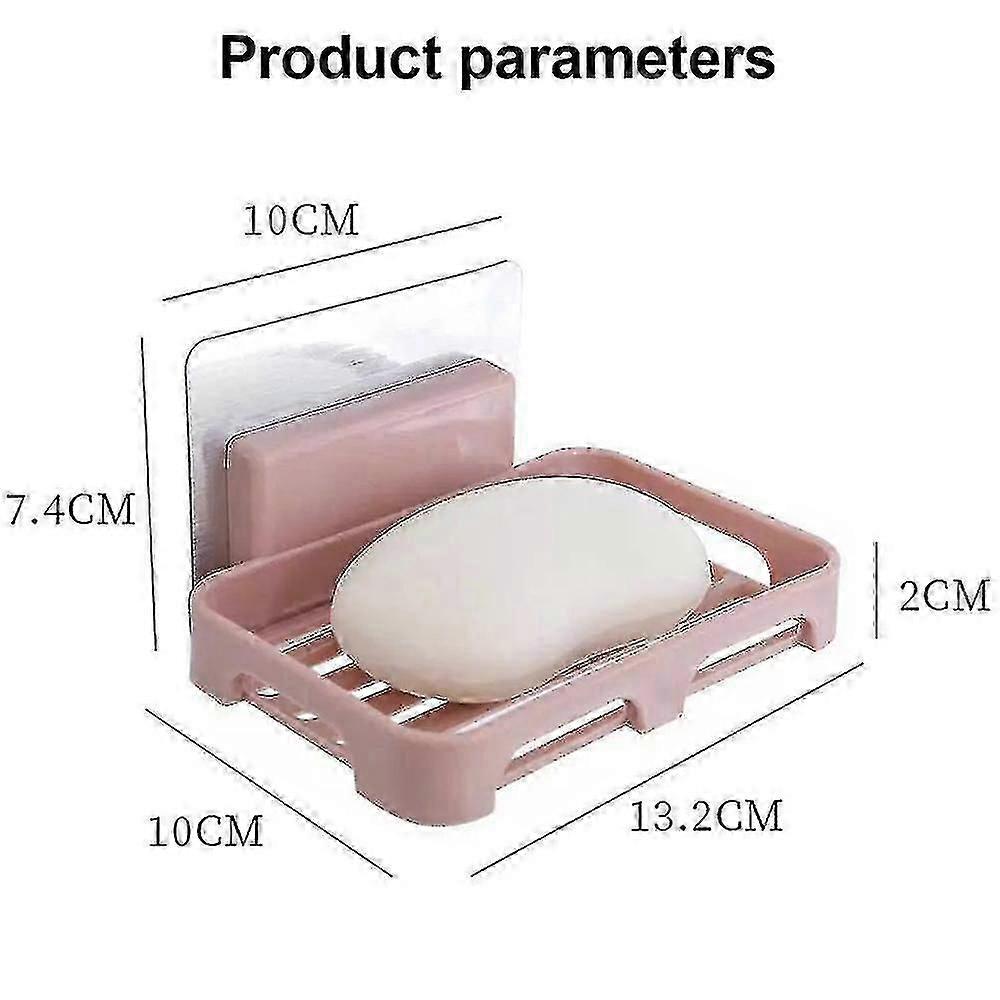 Soap Dish Shower, Stainless Steel Wall-mounted Soap Tray For Shower Bathroom Kitchen Counter Top