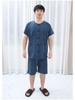 Summer Short Sleeve Cotton Clothing for Bedridden & Post-Op Patients