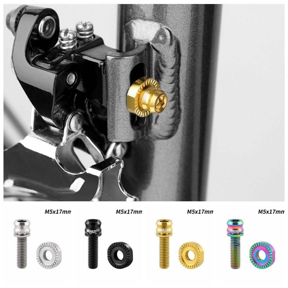 Half Moon Washer Bike Frame Fixing Screws Bicycle Fixing Screw Gasket  Cycling Frame Parts