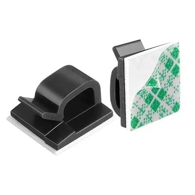 10-50pcs Cable Clips Organizer Car Phone Charger Cord Holder Manager USB Line Fastener for Car Dash Camera Dashboard Cable Clip