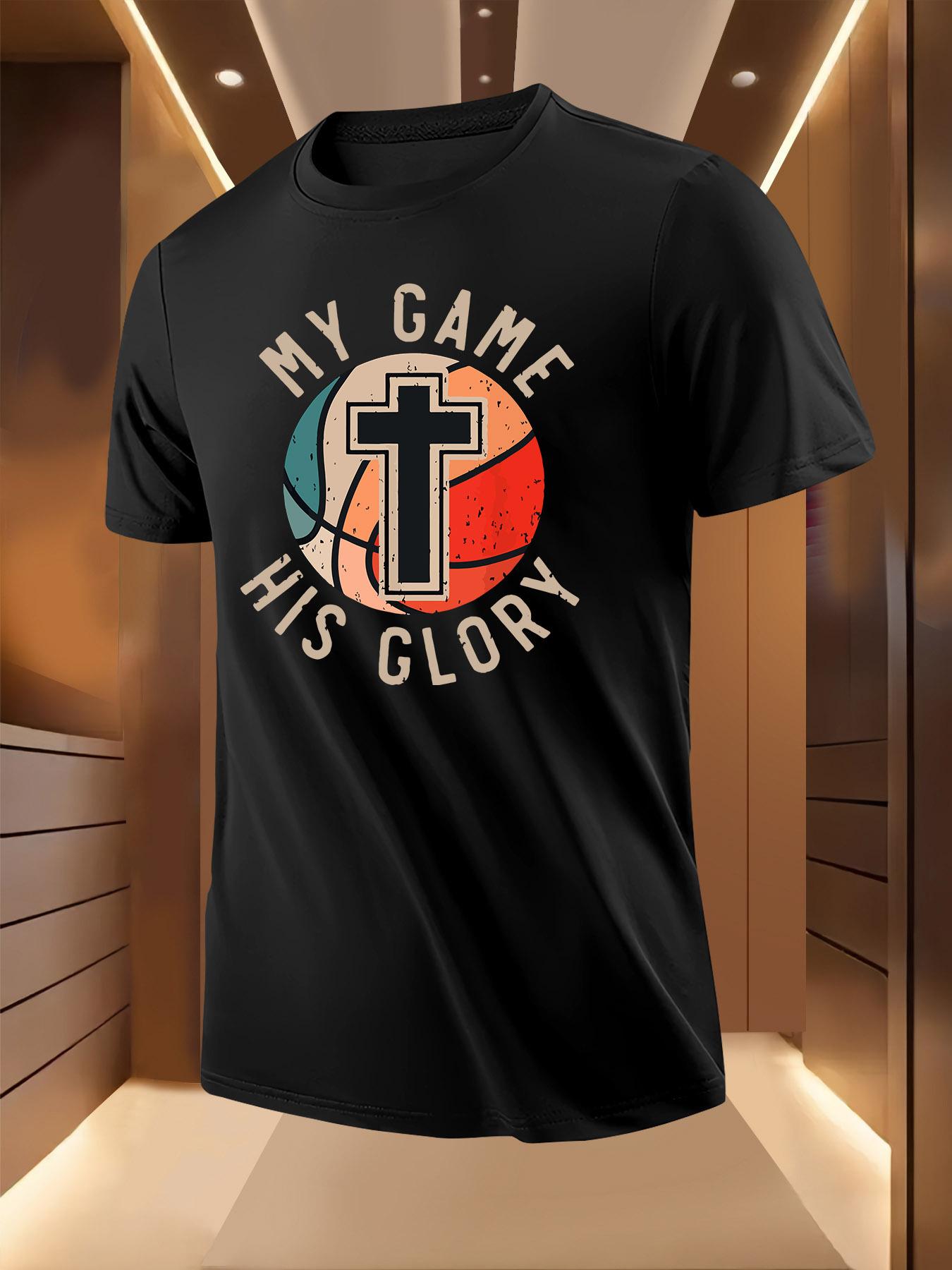 Basketball Glory Graphic Tshirt - Light Yellow XXXL