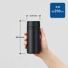 Stainless Steel Bottle | Slim, Direct-Drink, Lightweight, Double-Walled Vacuum-Covered, Insulated, Thermos, Water Bottle, Thermos, Stainless Steel, Ea