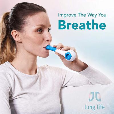 Dispositivo de treinamento respiratório de função pulmonar Exercício Lung Breathe Trainer