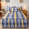 Gonna da letto principessa spazzolata in stile coreano - Copertura Simmons ispessita a doppio lato