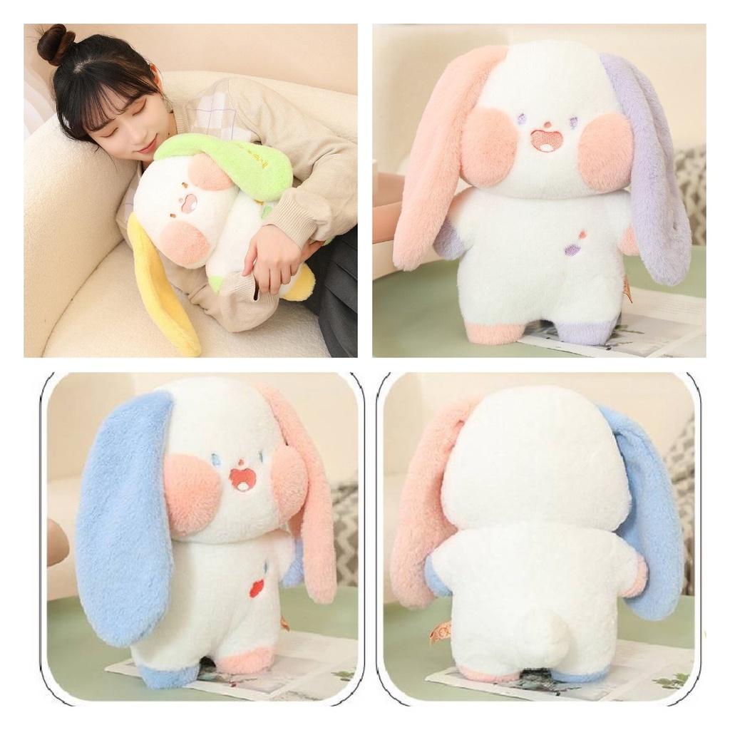 Adorable Bunny Plush Toy With Cute Puffed Cheeks For Kids' Gift