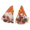 2 Pcs Sunflower Gnomes Decorations Cute Dwarf Figurines Handmade Plush Stuffed Gnomes for Holiday Fe