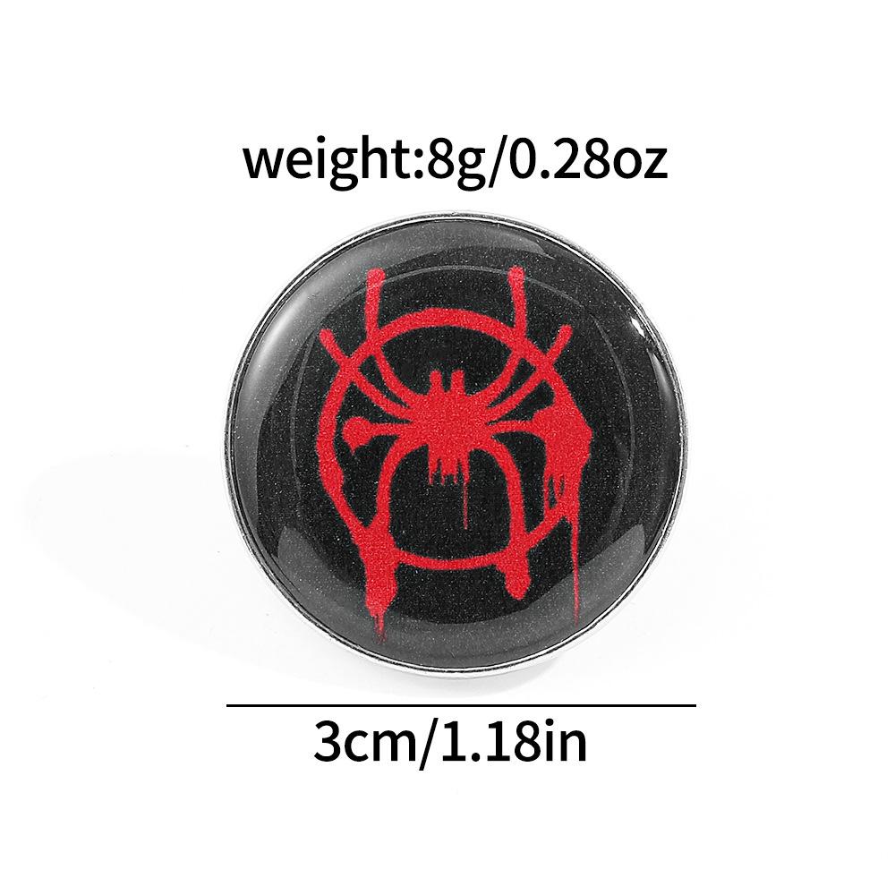 89 Spider-Man Alloy Brooch Marvel Superhero Spider-Man Metal Badge Backpack Jacket Personalized Decoration