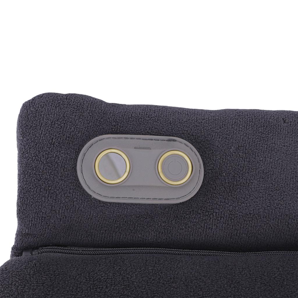 Heated Handwarmer Pouch Rechargeable Fleece Hand Warmer Muff for Abdomen Waist Feet Gray