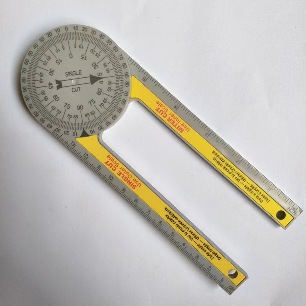 Industrial Grade 360 Horizontal Angle Gauge Protractor for Woodworking & Router Tools Miter Saw & Drill Locator